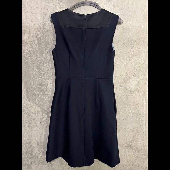 Diane Von Furstenberg Navy A-Line Dress with Pockets! - Picture 2 of 5